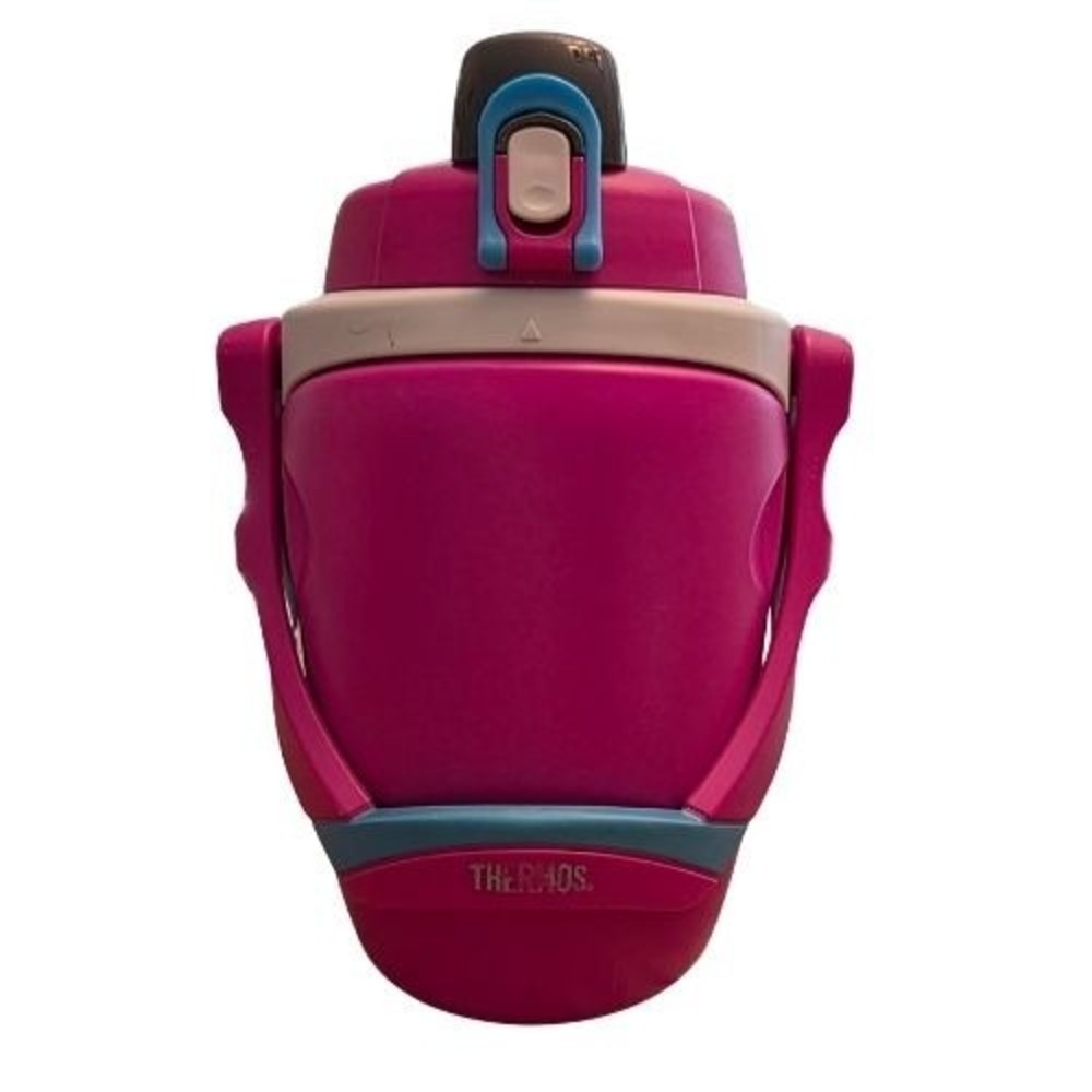 Thermos 64 oz Foam Insulated Water Bottle Jug Pink Blue‎ Locking Lid Handle